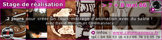 Flyer Stage animation de sable 2006