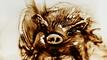 2012 : : Visage de d'animal, Cochon : : Recherche pour un film : : (…)