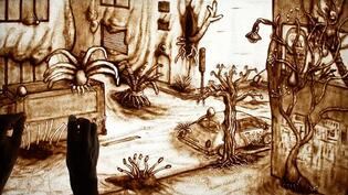 2008 - Sand animation film, Rezign