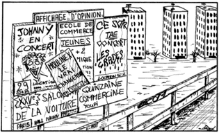 1995 - Dessin noir et blanc, Liberté d'expression