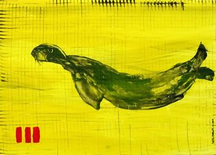 2018 - Espèce détruite 02 - peinture, 32x25cm