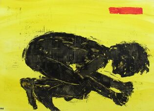 2018 - Espèce détruite 09m - peinture, 70x50cm