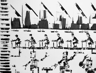 2013 : : Millefeuille : : Encre noire, 65x50cm