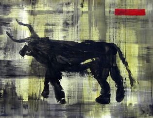 2018 - Espèce détruite 04 - peinture, 65x50cm