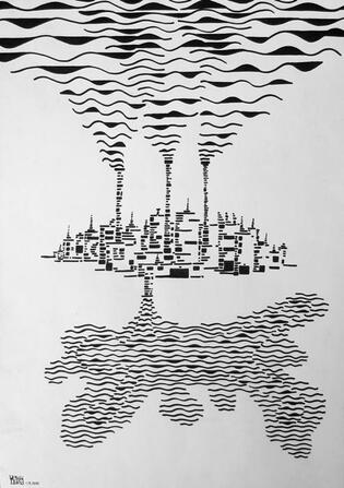 2012 : : Scène de Crime : : encre noire, A3